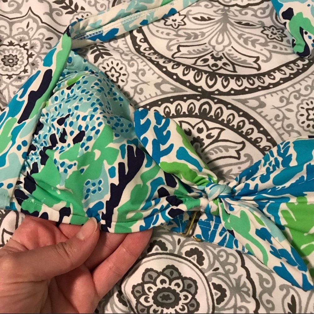 👙Lilly Pulitzer Let’s Cha Cha Bikini Top👙